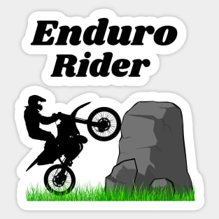 Awesome enduro rider Dirt bike/Motocross design. Sticker